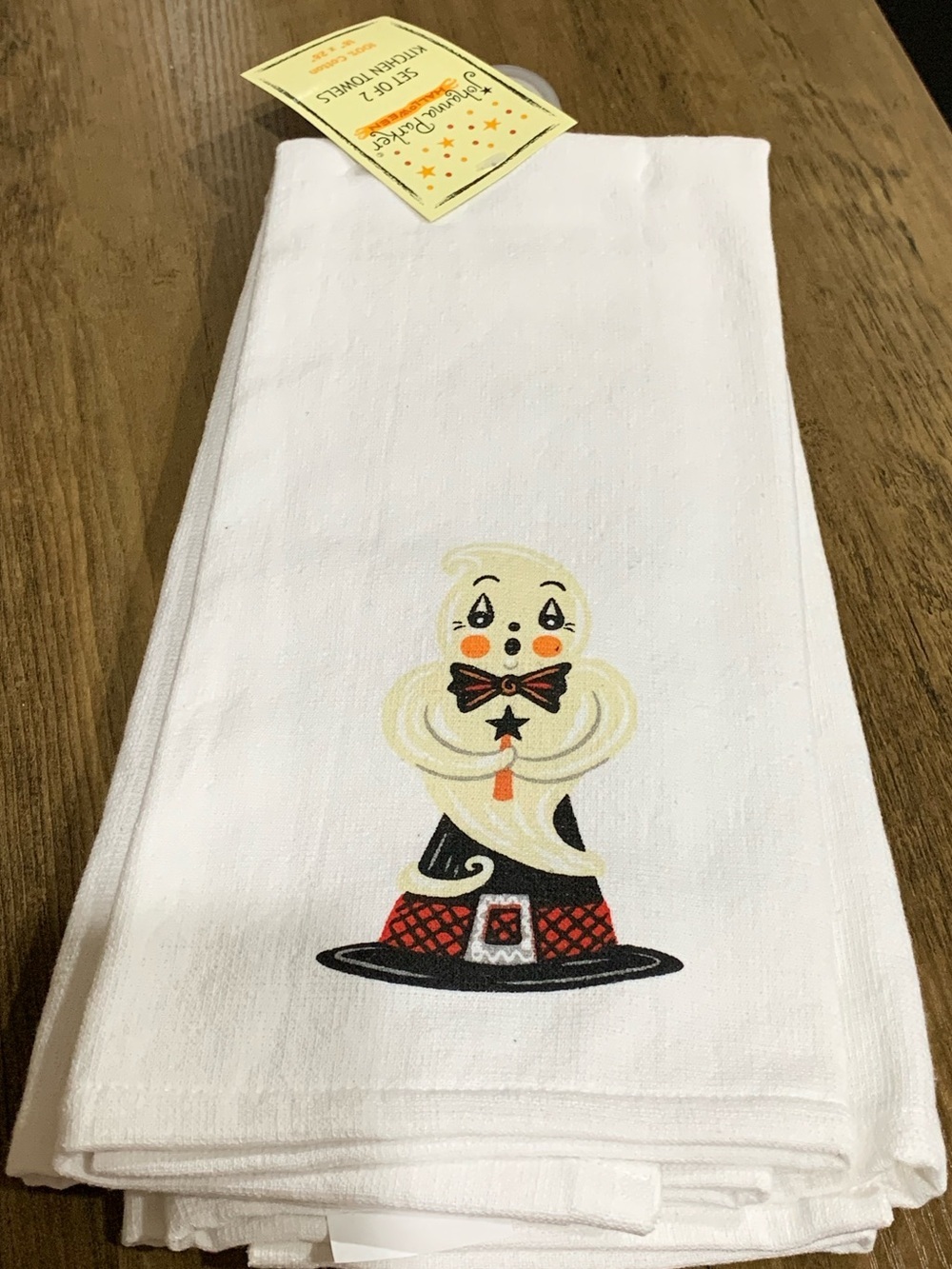 Set of 2 Johanna Parker Halloween Kitchen Towels